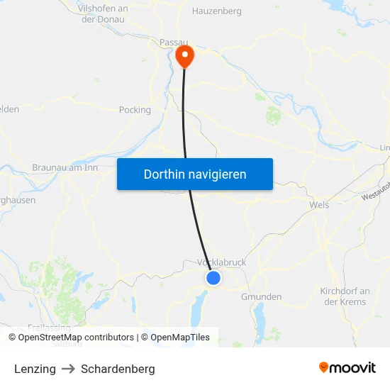 Lenzing to Schardenberg map
