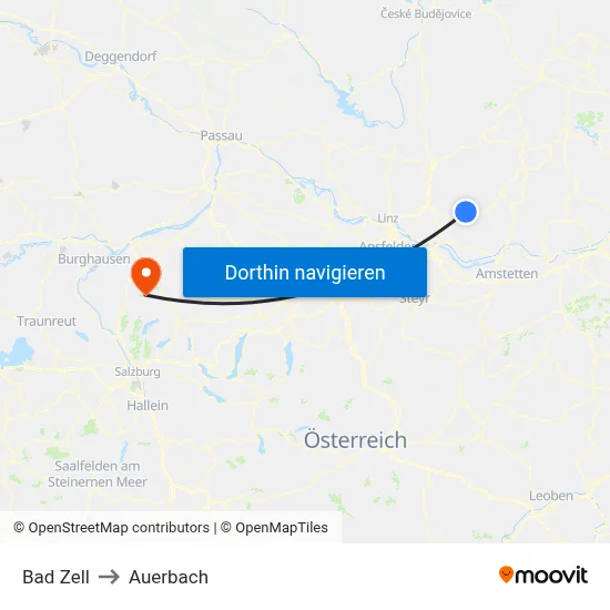 Bad Zell to Auerbach map