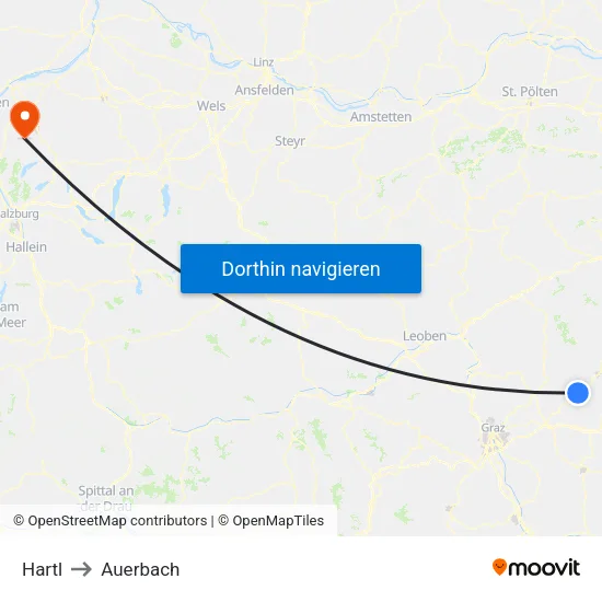Hartl to Auerbach map