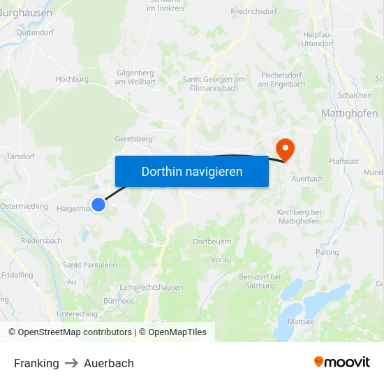 Franking to Auerbach map