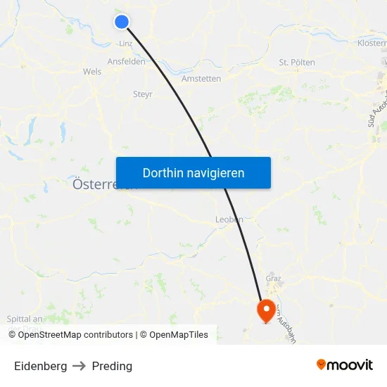 Eidenberg to Preding map