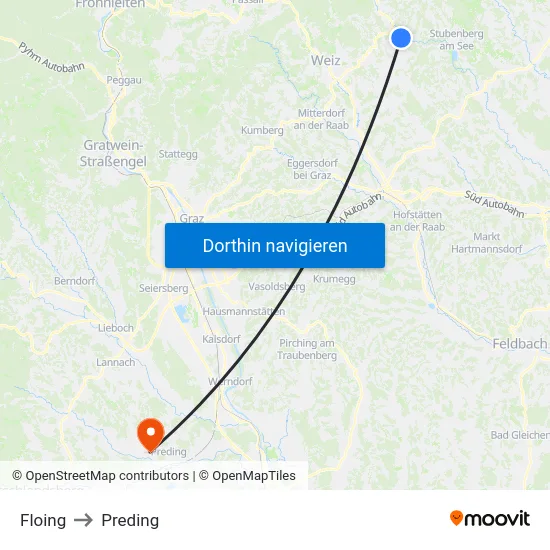 Floing to Preding map