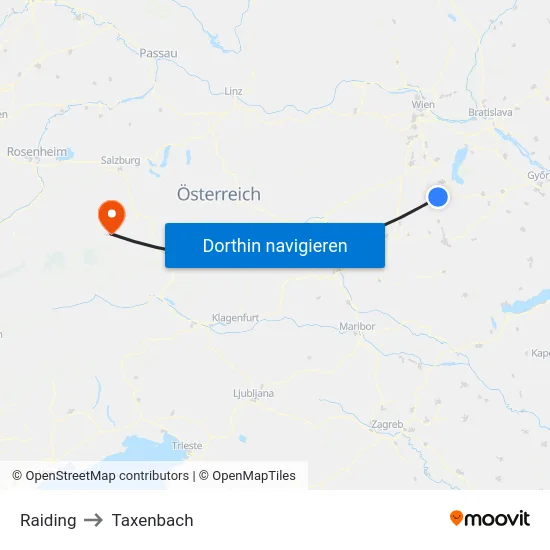 Raiding to Taxenbach map