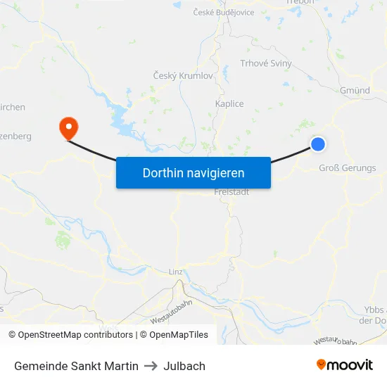 Gemeinde Sankt Martin to Julbach map