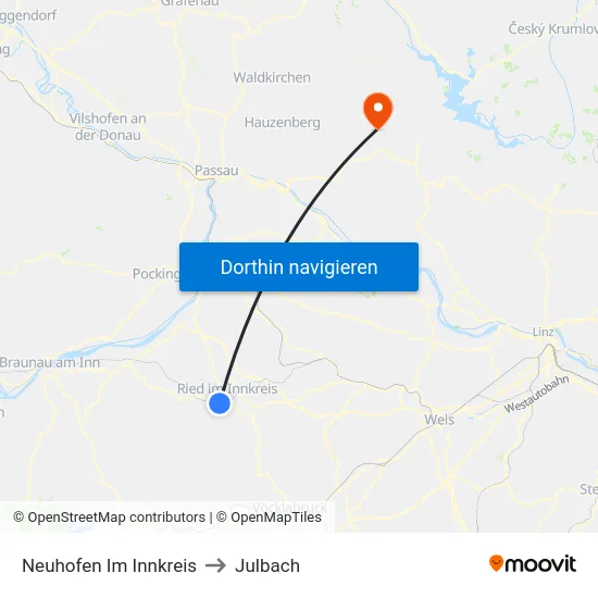 Neuhofen Im Innkreis to Julbach map