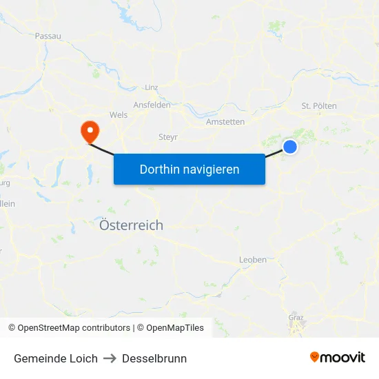 Gemeinde Loich to Desselbrunn map