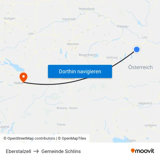 Eberstalzell to Gemeinde Schlins map