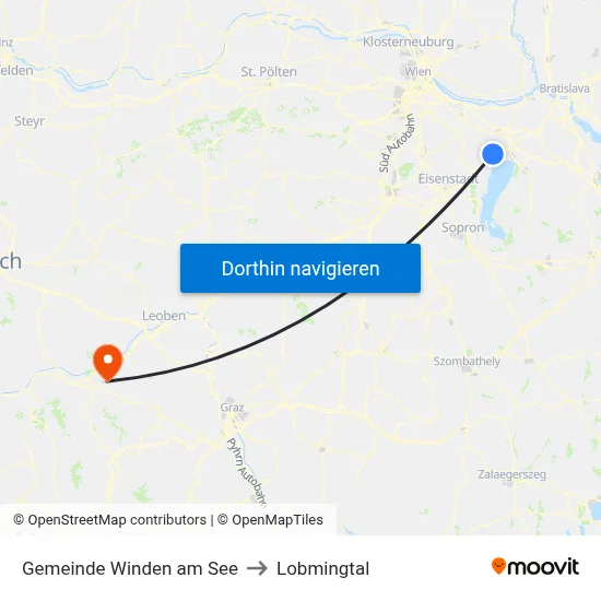 Gemeinde Winden am See to Lobmingtal map