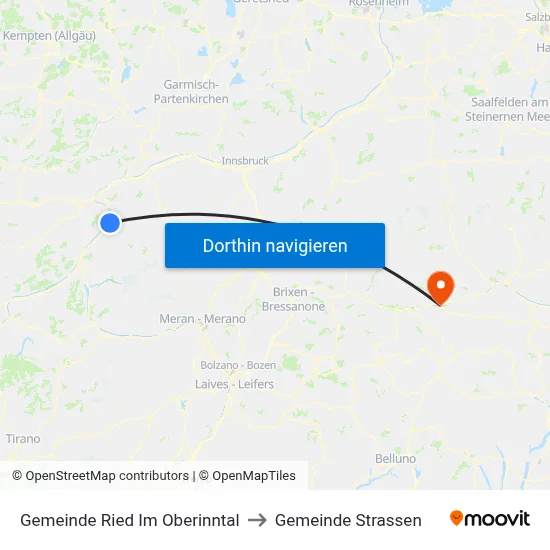 Gemeinde Ried Im Oberinntal to Gemeinde Strassen map