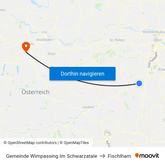 Gemeinde Wimpassing Im Schwarzatale to Fischlham map