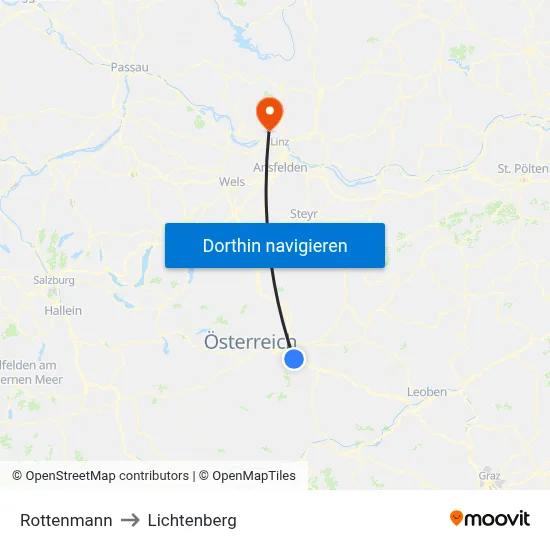 Rottenmann to Lichtenberg map