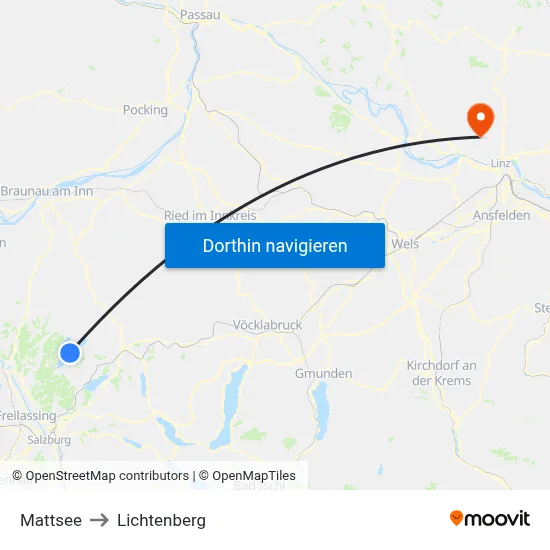 Mattsee to Lichtenberg map