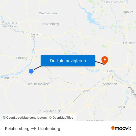 Reichersberg to Lichtenberg map