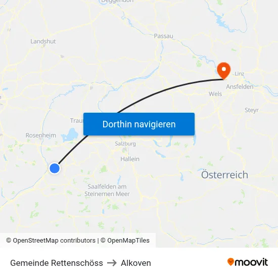 Gemeinde Rettenschöss to Alkoven map