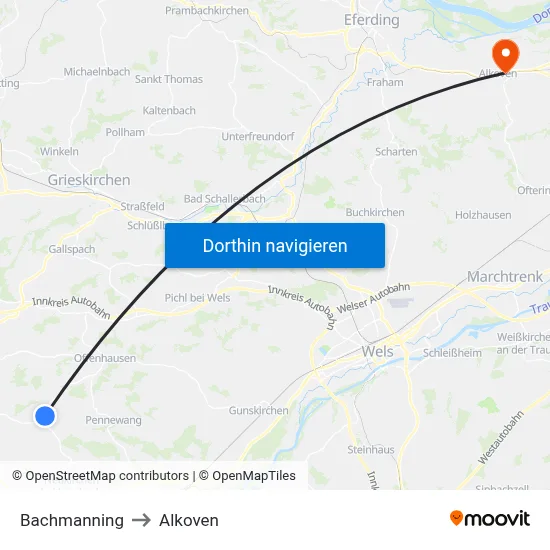 Bachmanning to Alkoven map