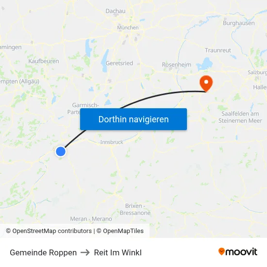 Gemeinde Roppen to Reit Im Winkl map