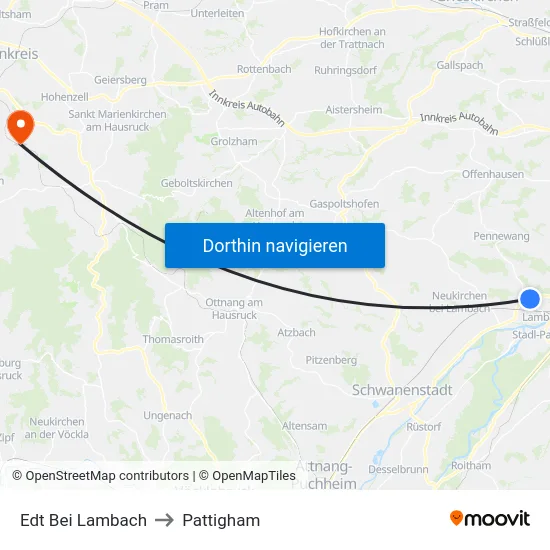 Edt Bei Lambach to Pattigham map