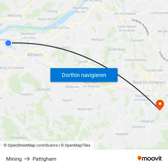 Mining to Pattigham map