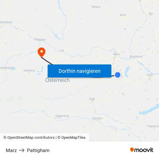 Marz to Pattigham map