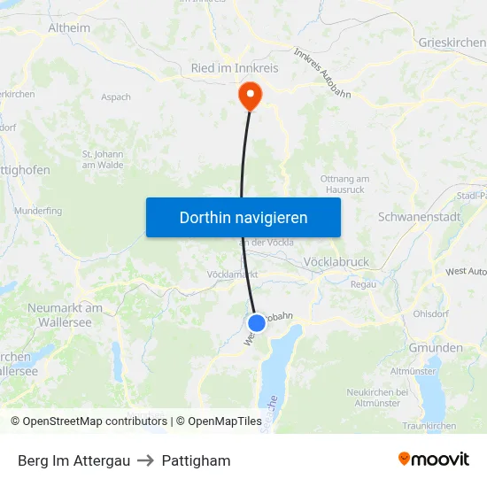 Berg Im Attergau to Pattigham map