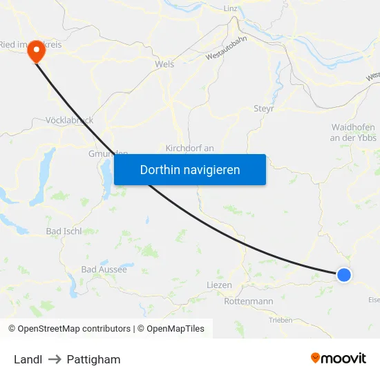 Landl to Pattigham map