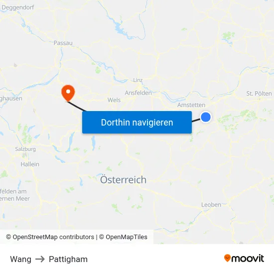 Wang to Pattigham map