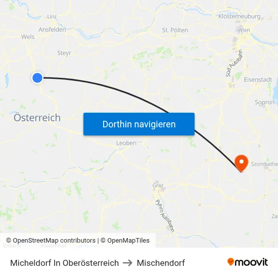 Micheldorf In Oberösterreich to Mischendorf map