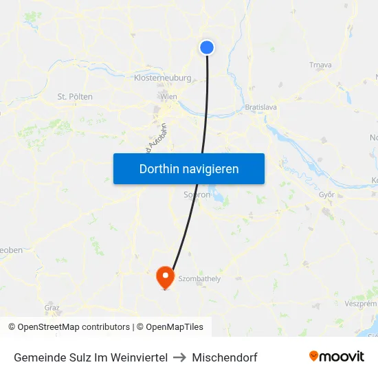 Gemeinde Sulz Im Weinviertel to Mischendorf map