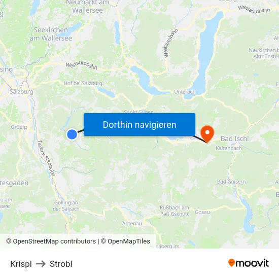 Krispl to Strobl map