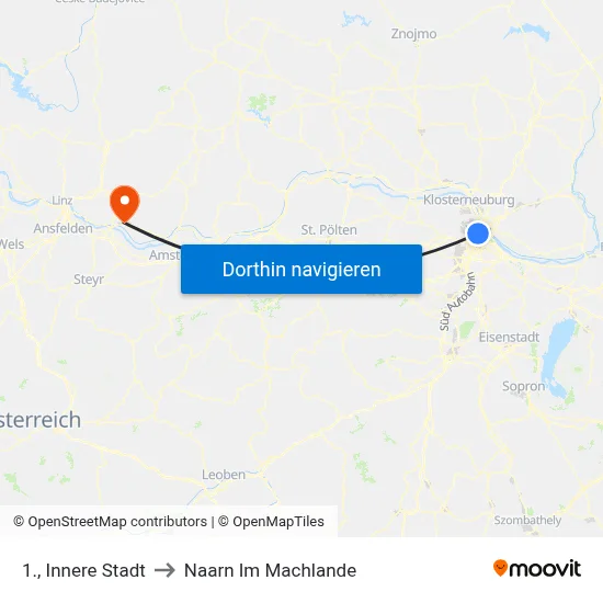 1., Innere Stadt to Naarn Im Machlande map