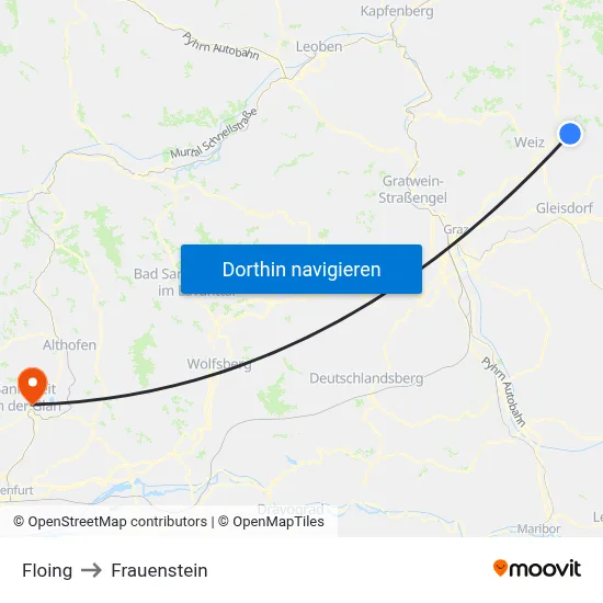 Floing to Frauenstein map
