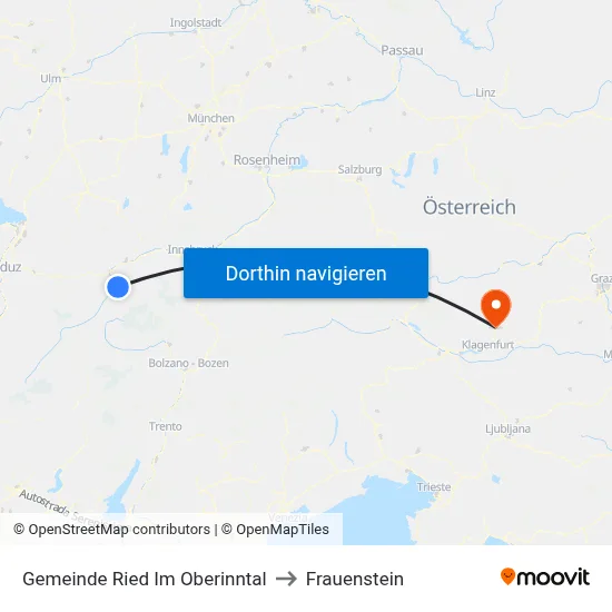 Gemeinde Ried Im Oberinntal to Frauenstein map