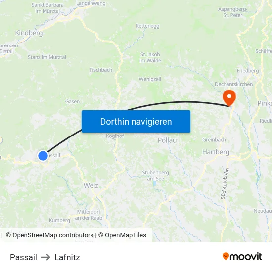 Passail to Lafnitz map