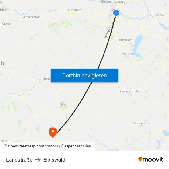 Landstraße to Eibiswald map