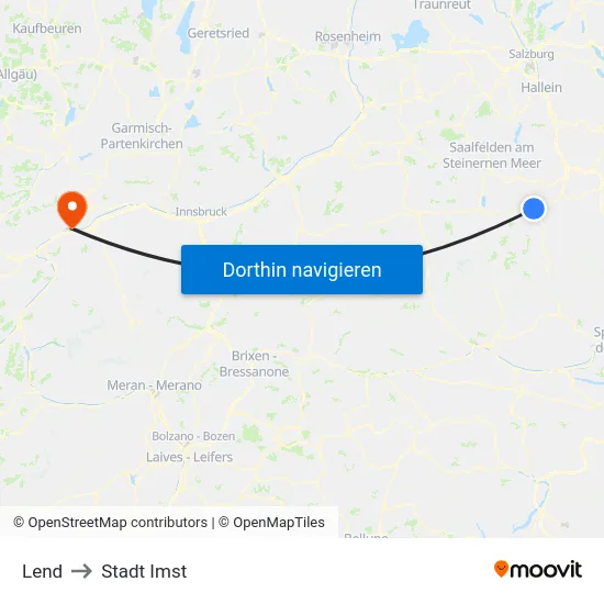 Lend to Stadt Imst map