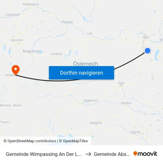Gemeinde Wimpassing An Der Leitha to Gemeinde Absam map