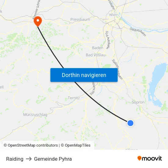 Raiding to Gemeinde Pyhra map