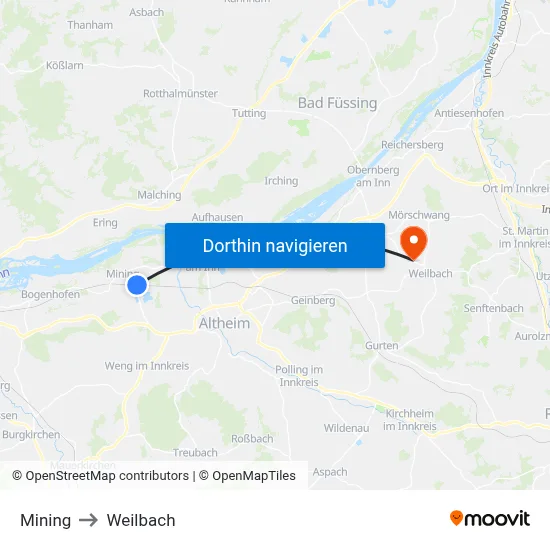 Mining to Weilbach map