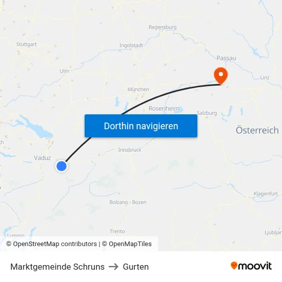 Marktgemeinde Schruns to Gurten map