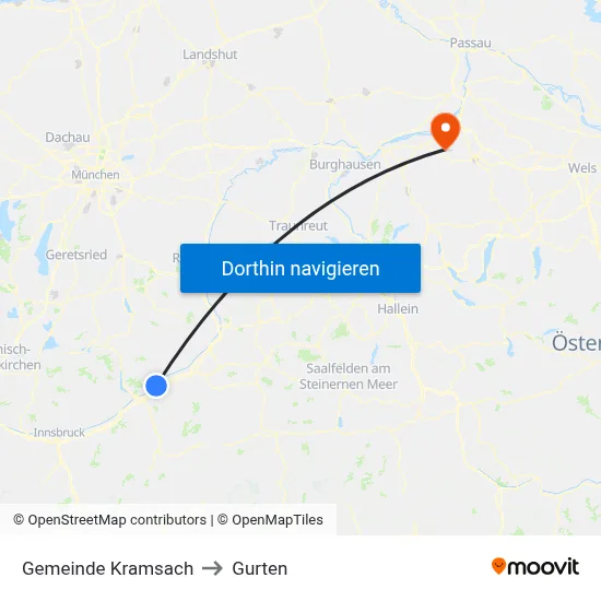 Gemeinde Kramsach to Gurten map