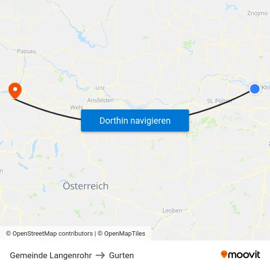 Gemeinde Langenrohr to Gurten map