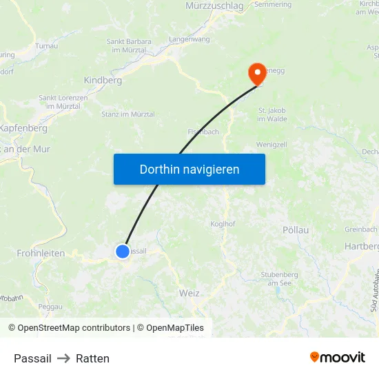 Passail to Ratten map