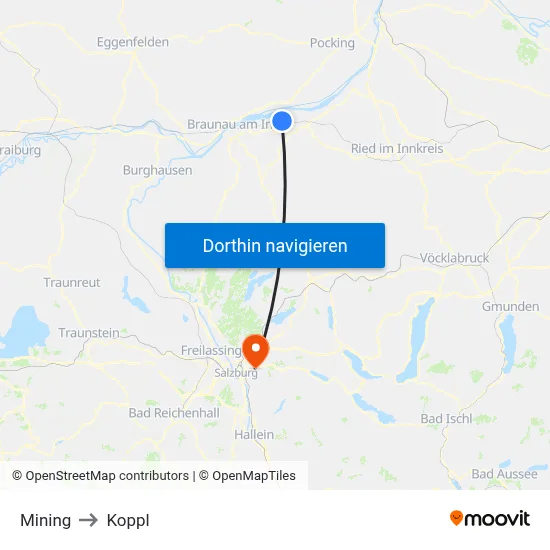 Mining to Koppl map