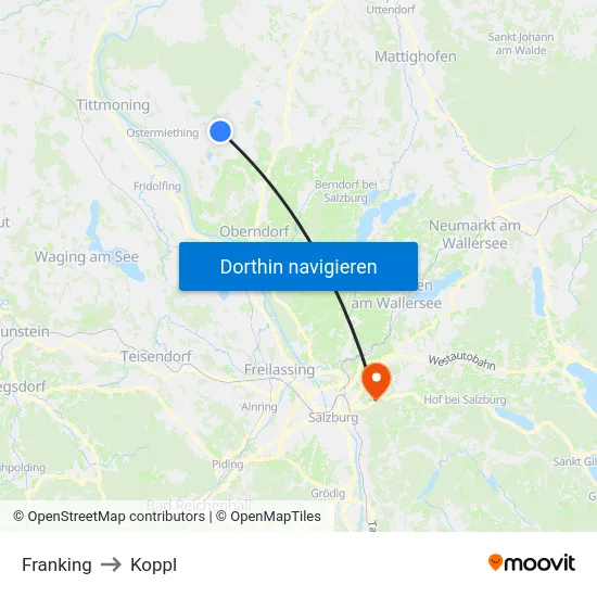 Franking to Koppl map