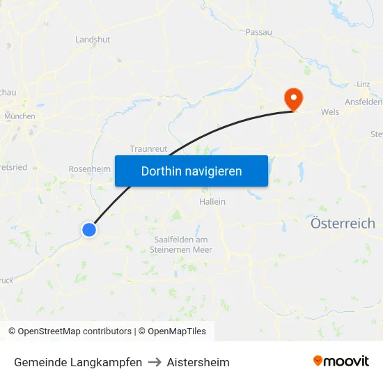Gemeinde Langkampfen to Aistersheim map