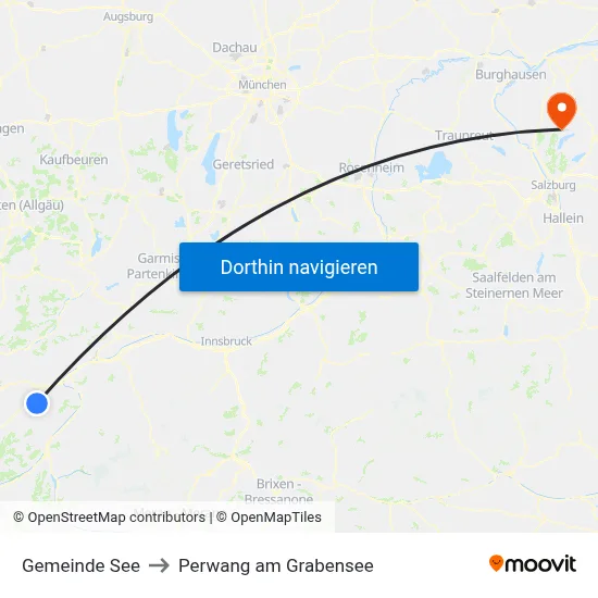 Gemeinde See to Perwang am Grabensee map