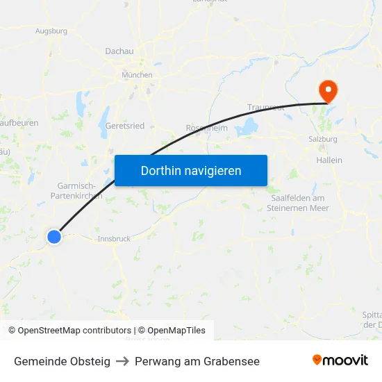 Gemeinde Obsteig to Perwang am Grabensee map