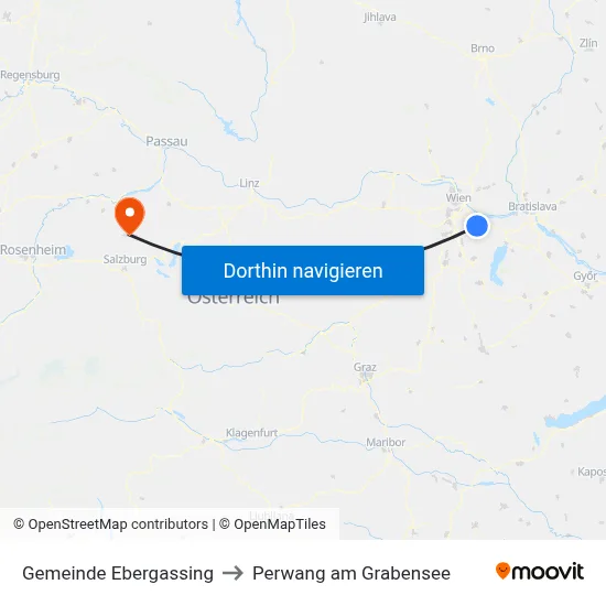 Gemeinde Ebergassing to Perwang am Grabensee map
