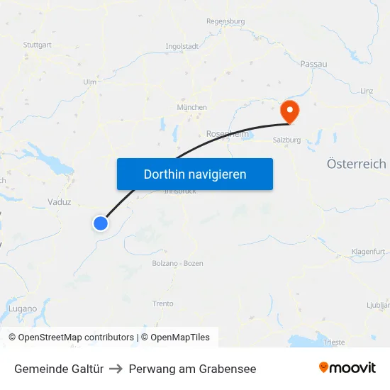 Gemeinde Galtür to Perwang am Grabensee map