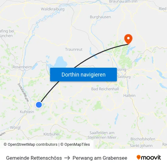 Gemeinde Rettenschöss to Perwang am Grabensee map